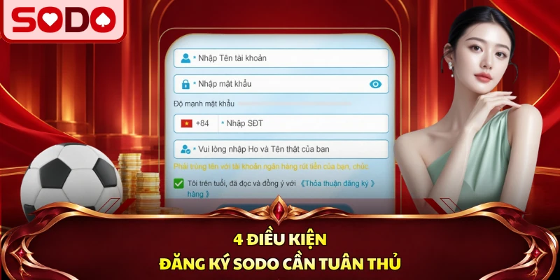 4 điều kiện đăng ký SODO cần tuân thủ