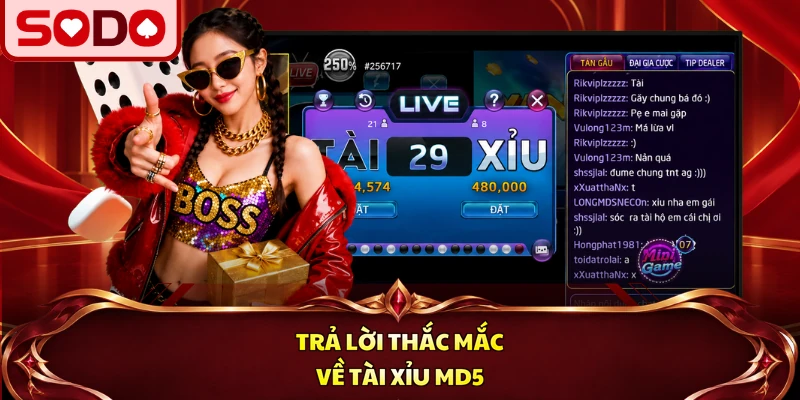 Trả lời thắc mắc về tài xỉu MD5
